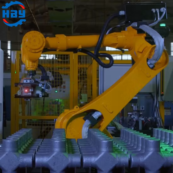 Robot de manutention industriel à 6 axes de 160 kg pour machines-outils CNC