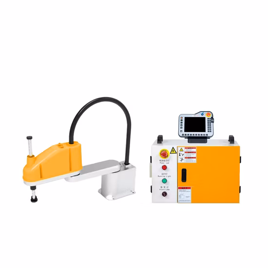 Scara Cobot Chine Livraison Robot Fournisseur Atteindre 600mm En Alliage D'aluminium Collaboratif Manipulateur Robots En Gros Manipulateur De Soudage 4 Axes