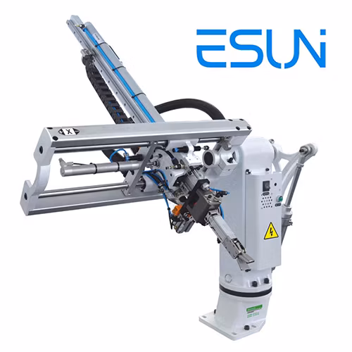 Bras de robot de cueilleurs de coureur de sélecteur de carottes de servomoteur à 3 axes pour machine de moulage par injection